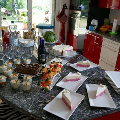 P055 kulinarischer Empfang bei Sonja u. Dani